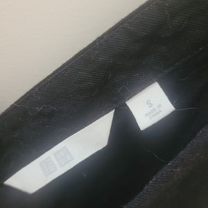 Uniqlo v neck linen blend wideleg jumpsuit